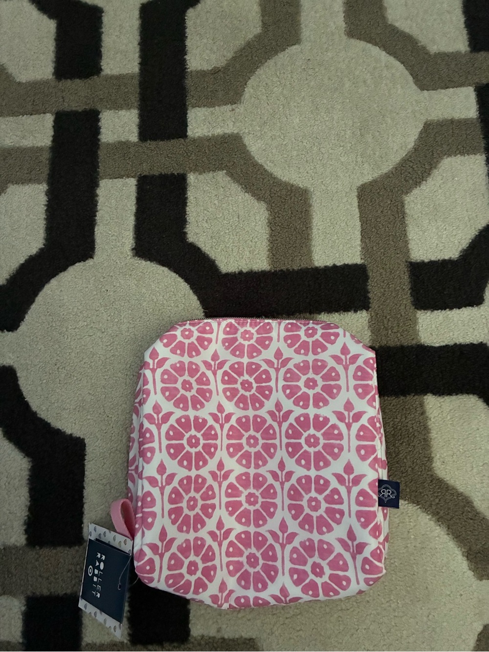NWT Roller Rabbit x Target pink toiletry bag
